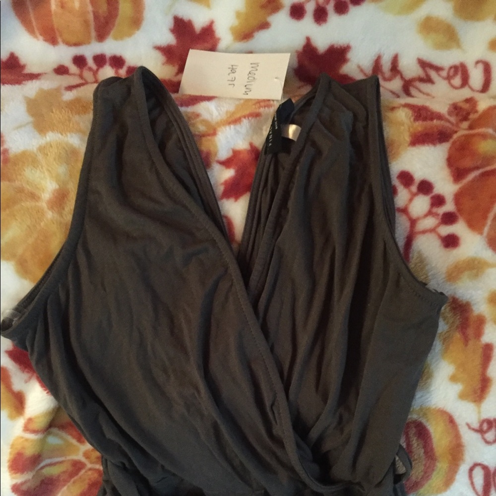 Olive green jumpsuit